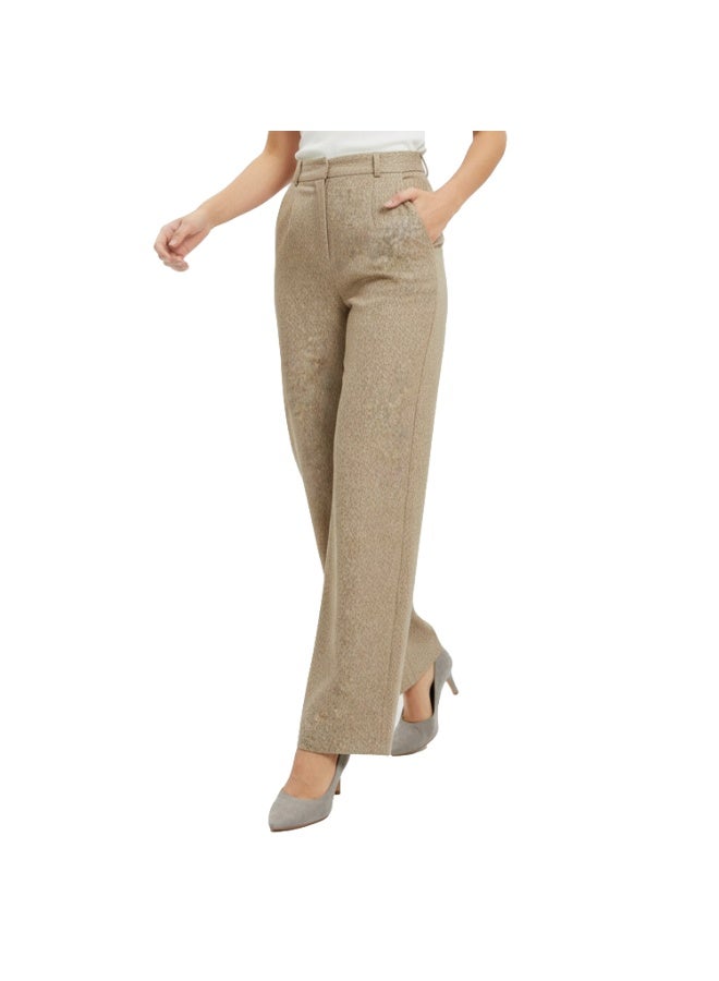 Smoky Egypt Wide Leg Gabardine Pants - Beige - Image 2